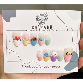 Nail box theo yêu cầu / nailbox bts bt21