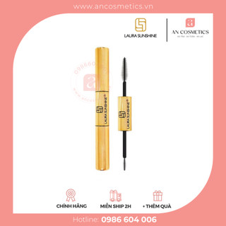 Mascara chuốt mi 2 đầu làm dày và dài mi không trôi Laura Sunshine