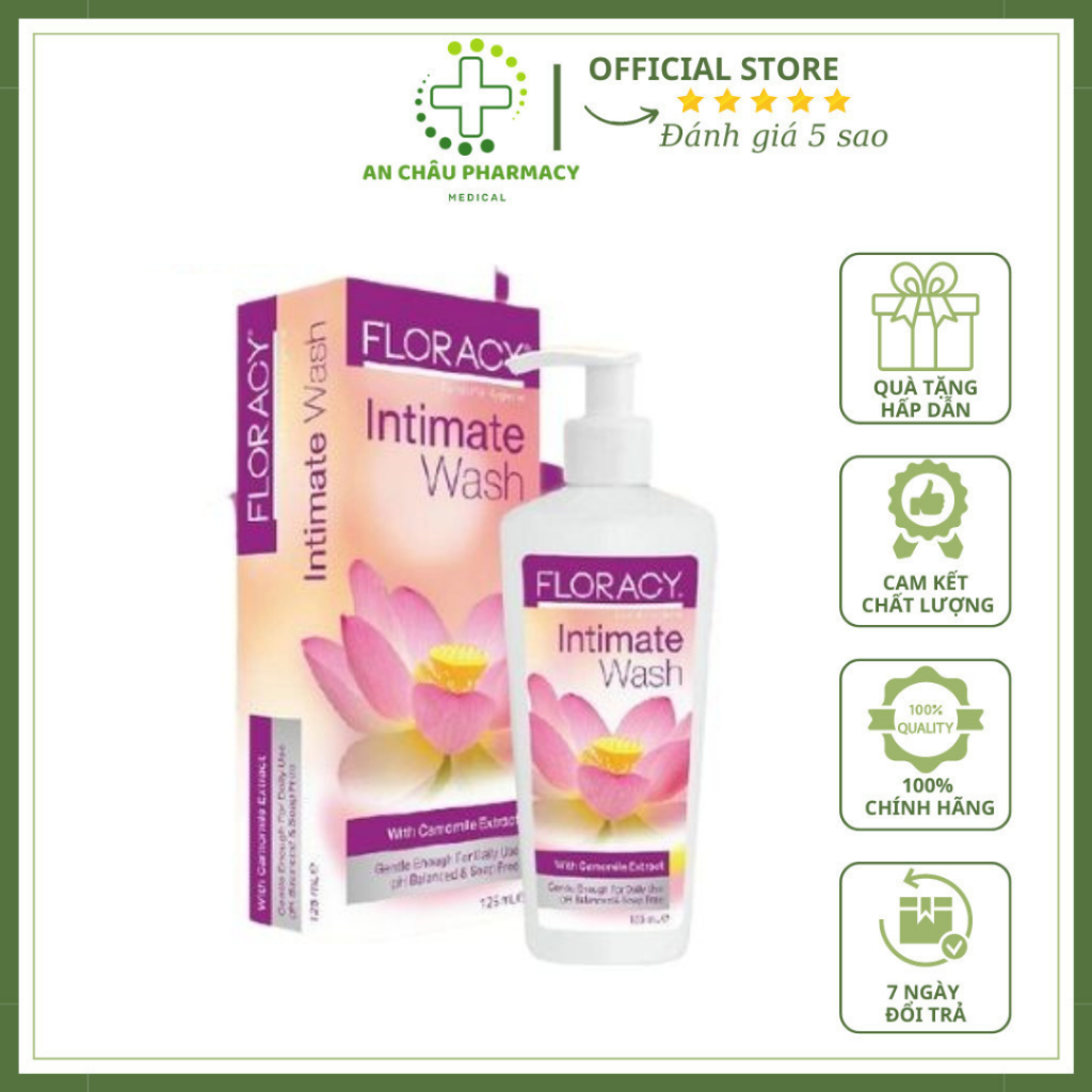 Dung dịch vệ sinh FLORACY Intimate Wash 125ml chính hãng Thổ Nhĩ Kỳ