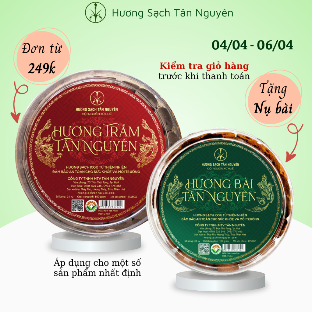 Nụ trầm hương Tân Nguyên, nhang trầm sạch, nụ trầm hương cao cấp hộp 45 viên được làm từ trầm thiên nhiên