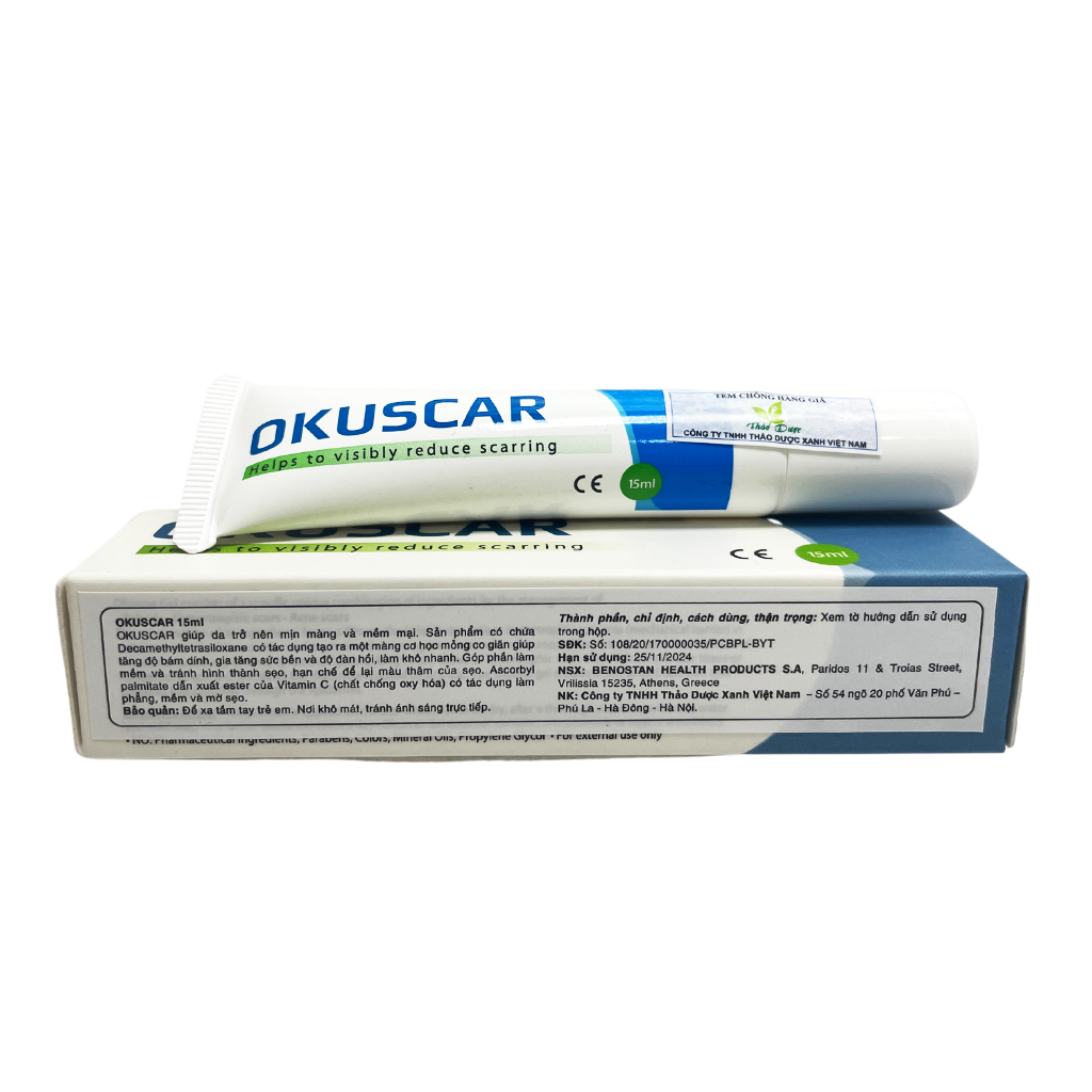 Okuscar – Gel làm mờ sẹo