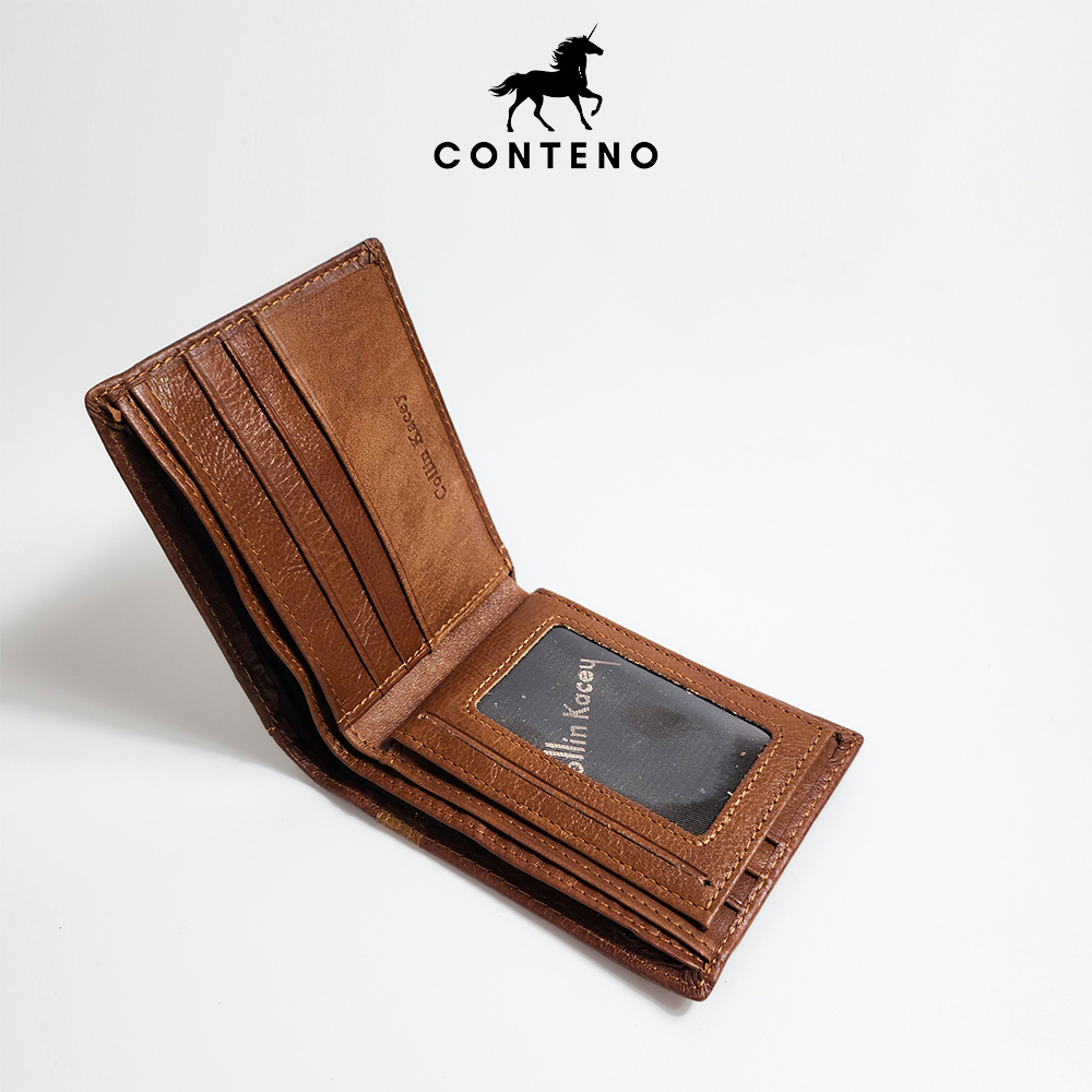Ví nam da bò thật bóp nam cao cấp Collin Kacey-V5576