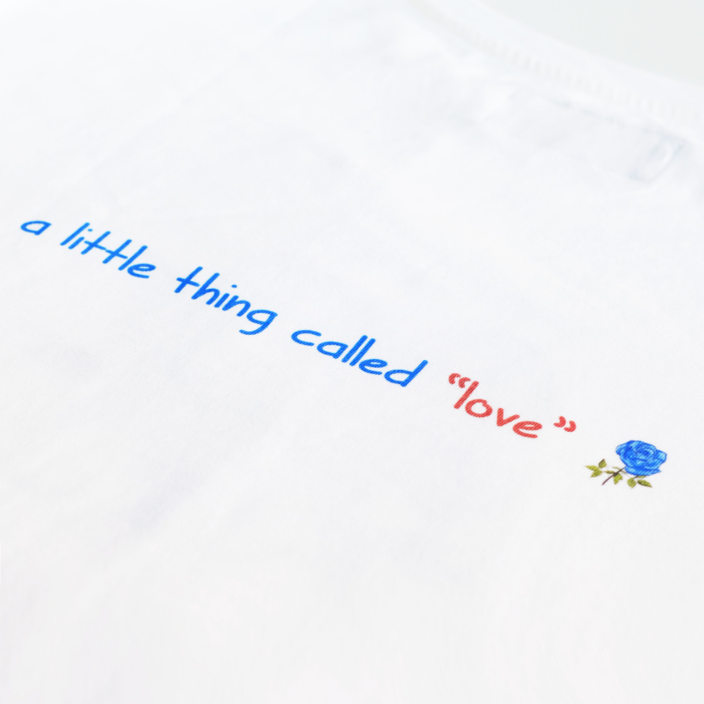 MONATA BLUELIGHT Rose Blue - Áo thun unisex form rộng