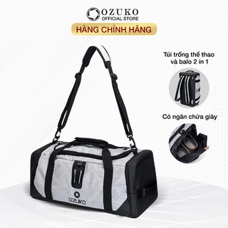Túi trống du lịch thể thao nam nữ OZUKO 9005 túi du lịch cỡ lớn, vải cao cấp chống nước