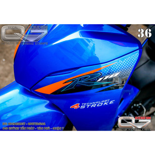 Tem rời WAVE A 110 - xanh đen  - decalq7