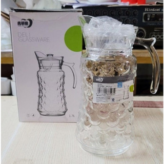 Bình đựng nước uống thủy tinh cao cấp 1700ml