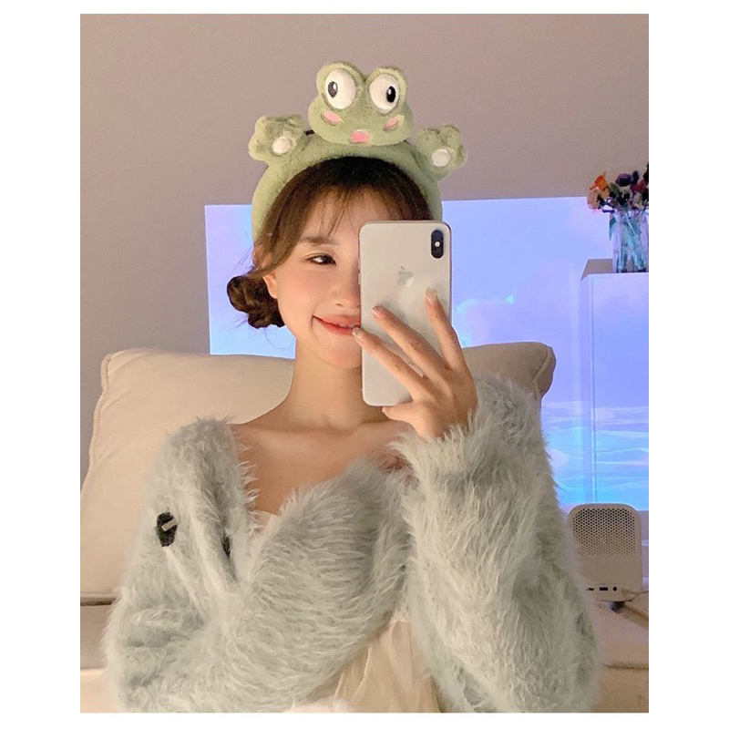 Cài tóc vải bông tuyết mềm mịn , nữ tính dễ thương  - chưa có trên TTVN