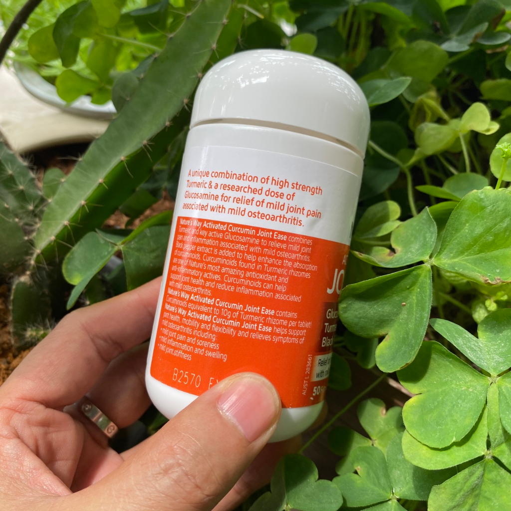 Viên uống bổ khớp Nature's Way Activated Curcumin Joint Ease 50 viên