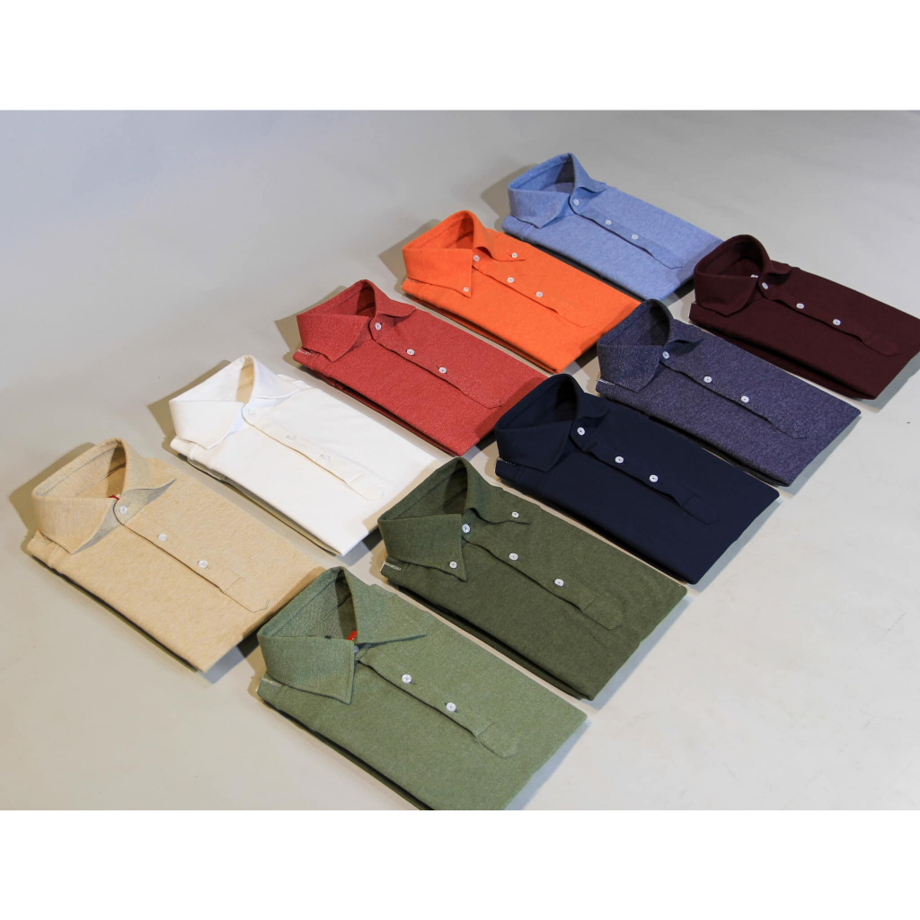 @TRAVALI - Áo POLO cộc tay vải pique 100% cotton