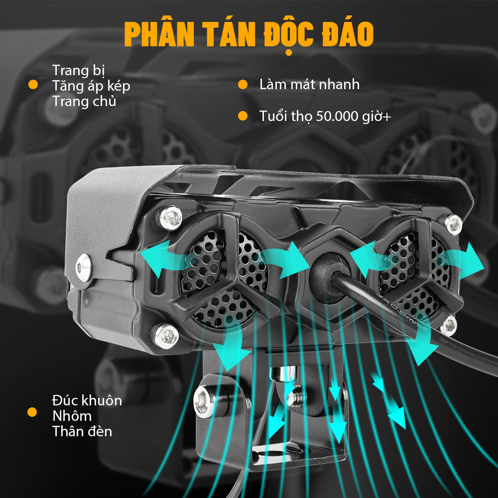 CO LIGHT Đèn LED Mini Ánh Sáng Trắng / Vàng Chất Lượng Cao Cho Xe Hơi / Xe Máy