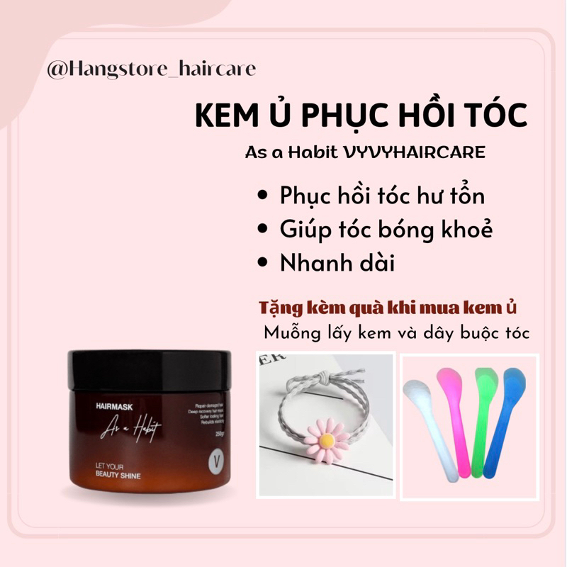Ủ Phục hồi As a Habit VYVY HAIRCARE giúp phục hồi tóc khô xơ hư tổn