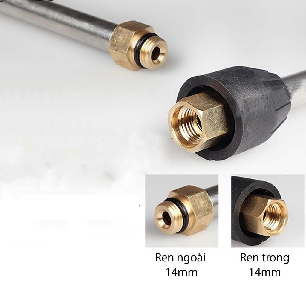 Cần nối dài 30cm, 35cm, 50cm sử dụng cho máy xịt rửa xe, gắn vào đầu s.úng phun - Bảo hành chính hãng