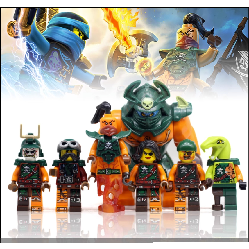 Minifigures Ninjago Team thần đèn Nadakhan ss6.