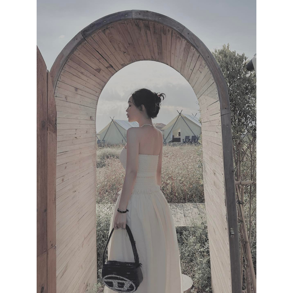 Váy ống nhúng mok.ing Lou.is