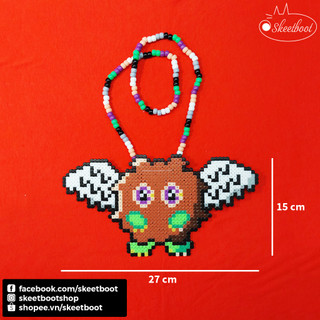 Vòng kandi Kuriboh - vòng cổ Yu-Gi-Oh - phụ kiện rave edm festival cực đẹp