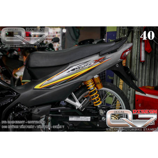 Tem rời WAVE A 110 - bạc đen - decalq7