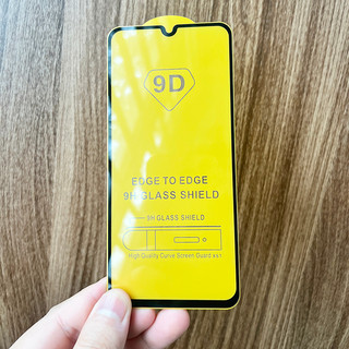 "Kính cường lực Glaxy A20 " 9D Full màn hình, Ảnh thực shop tự chụp, tặng kèm bộ giấy lau kính TimShop