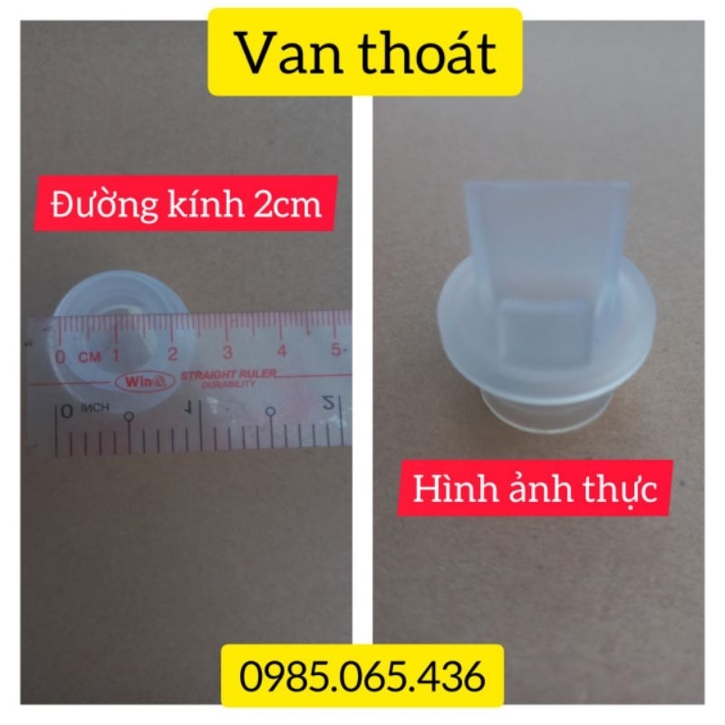 Set 10 Van Chân Không;Van Thoát Sữa Máy Hút Sữa Điện Đôi