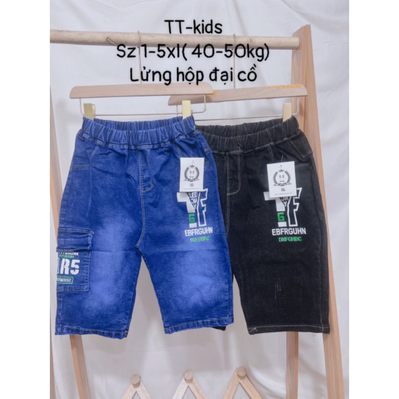 Quần jeans lửng, ngố bé trai 30_45kg