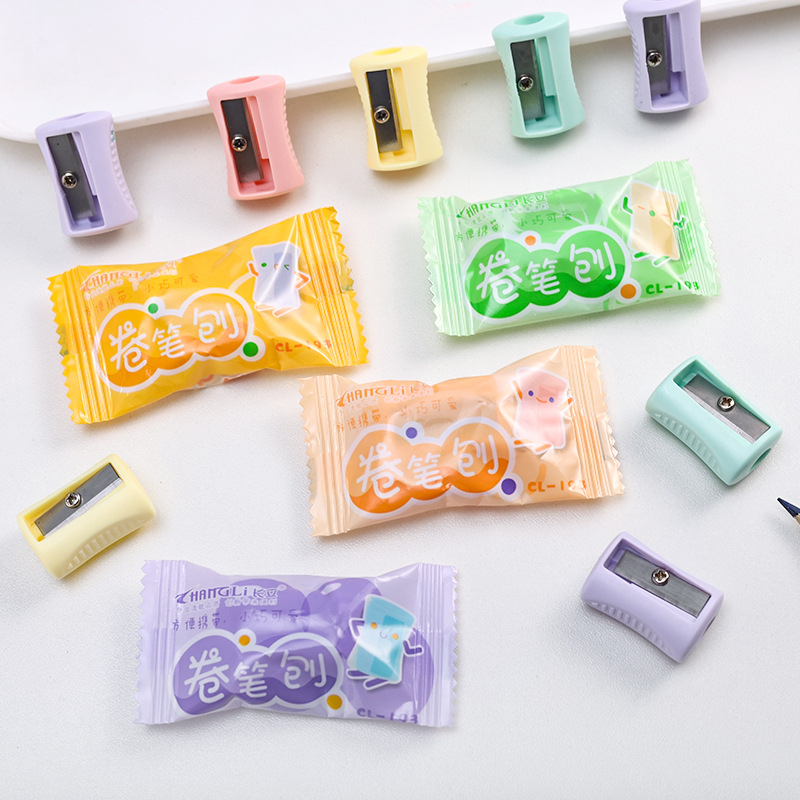 Đồ chuốt bút chì vỏ kẹo pastel siêu cute