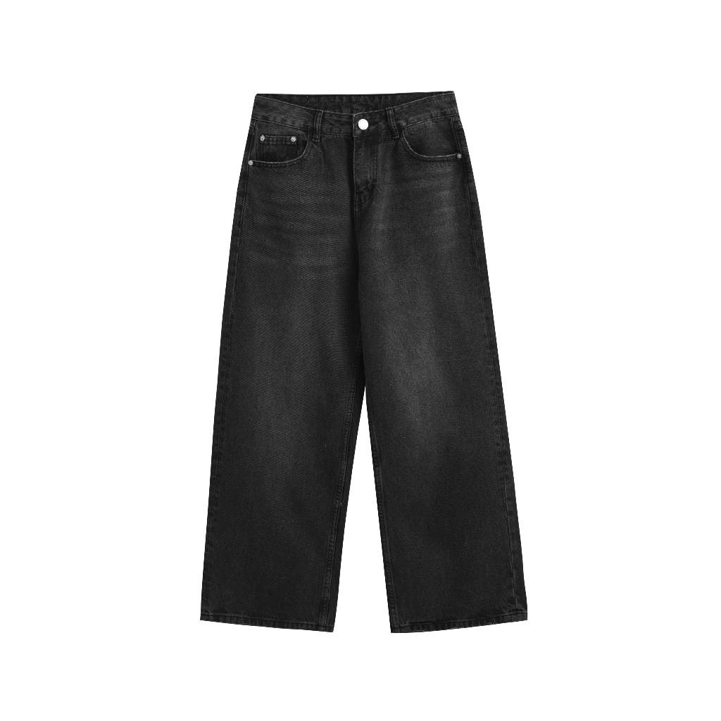 Quần Jeans Ống Rộng LOW-RISE DARK SAND - YOUNG GREEN