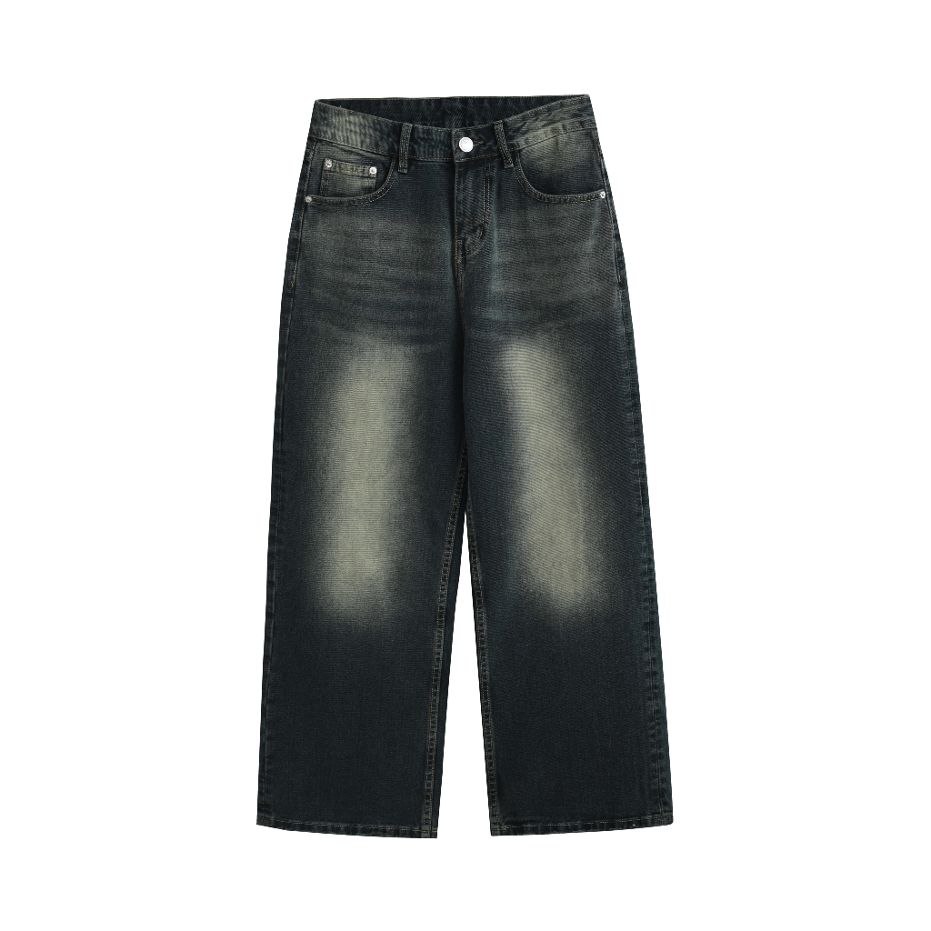 Quần Jeans Ống Rộng LOW-RISE SAND BLUE - YOUNG GREEN [ygshop.hanoi]