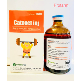 Green Vet Catovet) Tang luc nhanh, hoi suc, phuc hoi suc khoe dùng cho vật nuoi sản pham chat lương cao