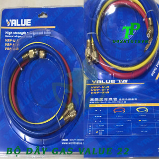 Dây nạp gas máy lạnh r22 value 90cm 1 sợi dây , dây sạc gas value r22