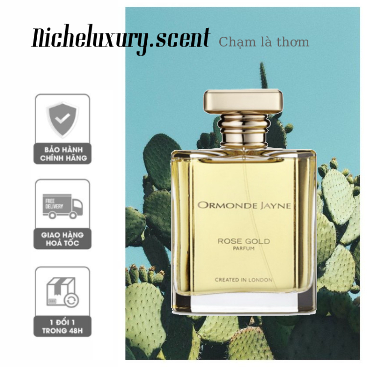 🅽🅸🅲🅷🅴 - Nước hoa chính hãng Ormonde Jayne Rose Gold 5ml/10ml/20ml
