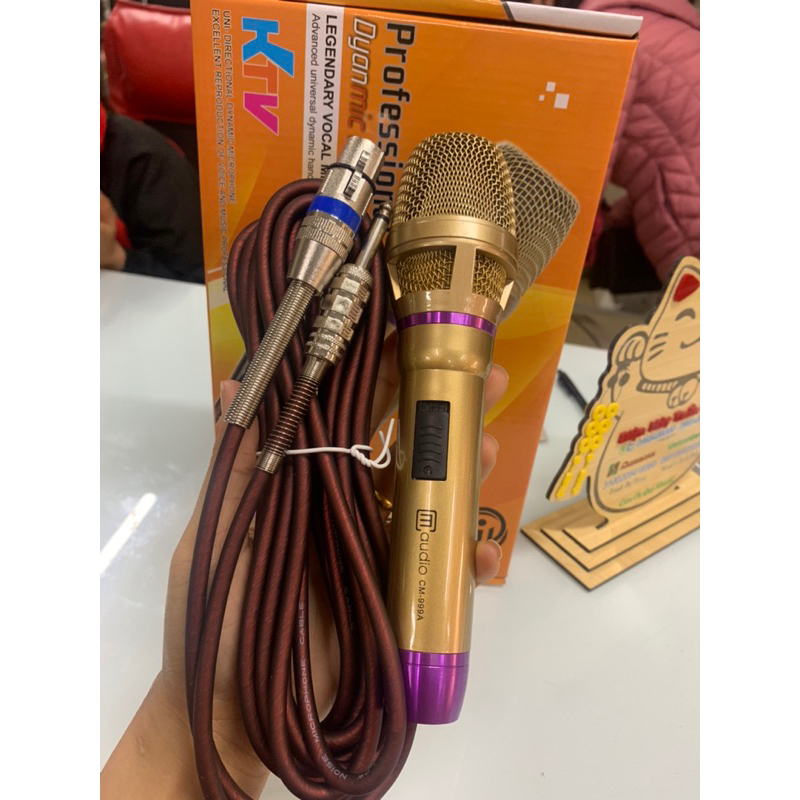MICRO CÓ DÂY CM - 999A CHÍNH HÃNG BẢO HÀNH 12 THÁNG