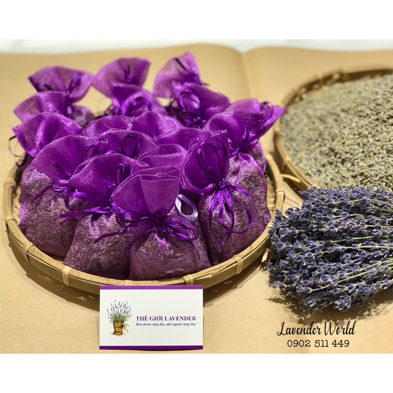 Set 5 túi thơm lavender chuẩn Pháp