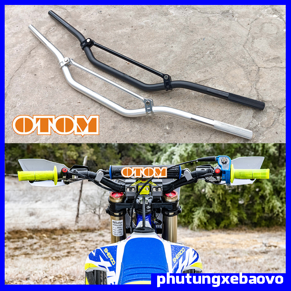 Ghi đông nhôm cao cấp chính hãng OTOM (22mm)
