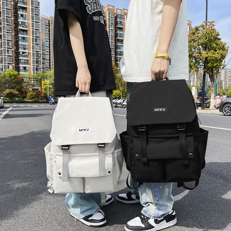 Balo Vải Nam Nữ Đi Học Đi Chơi Đựng Vừa Laptop Thời Trang KAYLEE Kích Thước 46x31x13cm BLV01
