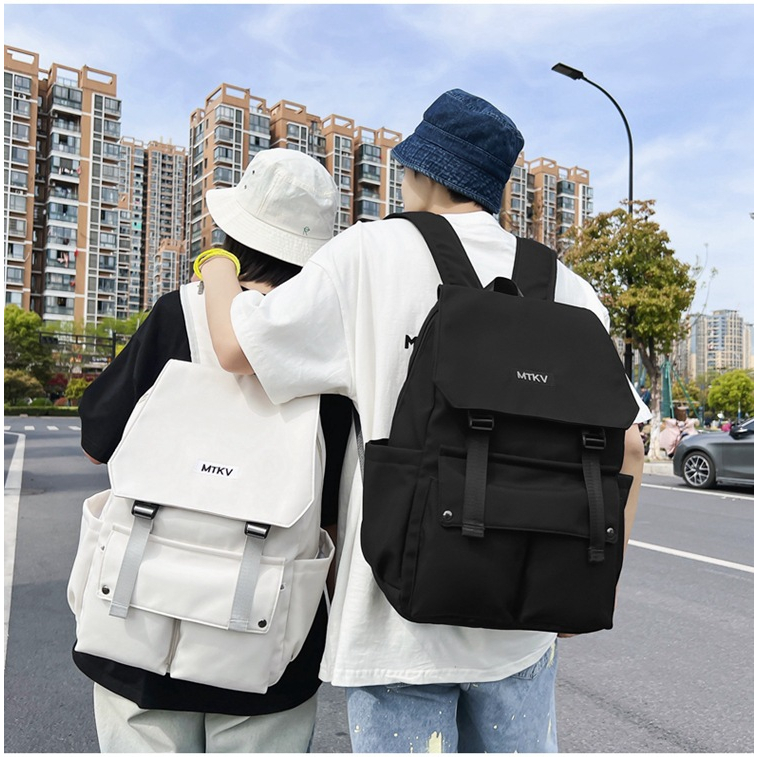 Balo Vải Nam Nữ Đi Học Đi Chơi Đựng Vừa Laptop Thời Trang KAYLEE Kích Thước 46x31x13cm BLV01