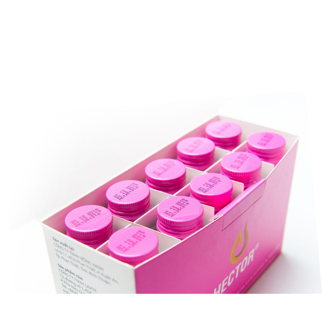 Nước Đông Trùng Hạ Thảo Kết Hợp Collagen Hector Cordyceps Collagen 10 Chai/Hộp