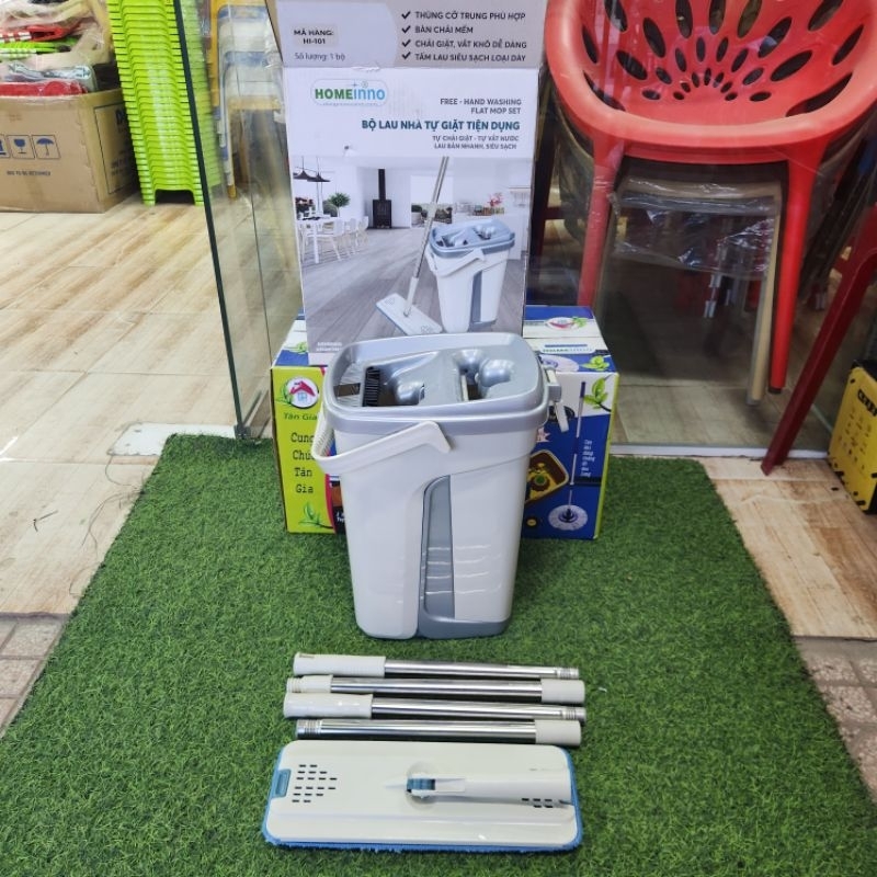 Bộ lau nhà tự giặt tiện dụng - Homeinno