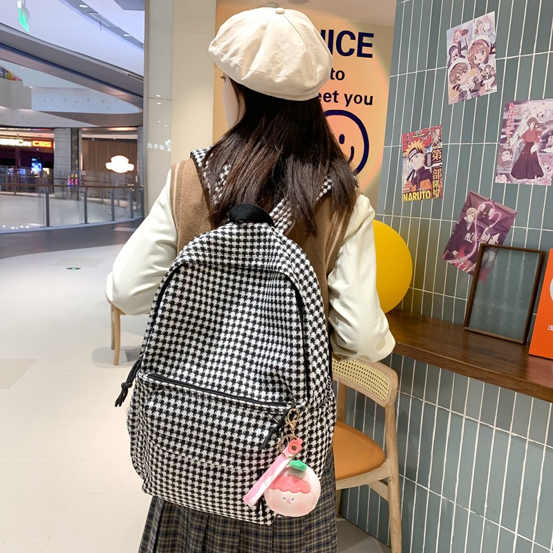 Balo Vải Nữ Đi Học Đi Chơi Phong Cách Ulzzang Thời Trang KAYLEE KT 43x31x13 cm BLV02