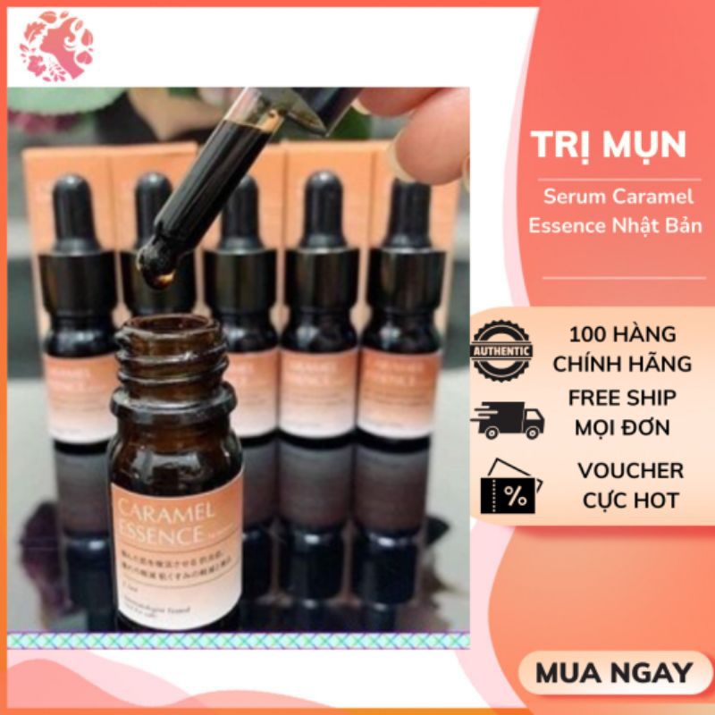 Serum Caramel Essence Viện Da Liễu Nhật Bản giảm mụn