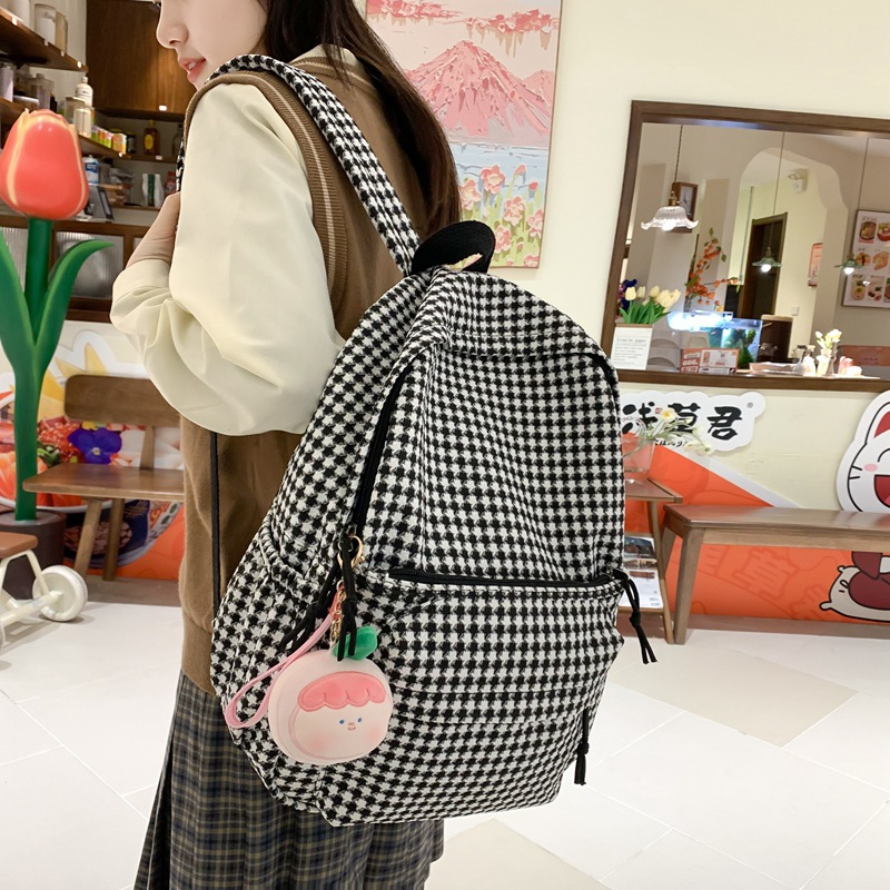 Balo Vải Nữ Đi Học Đi Chơi Phong Cách Ulzzang Thời Trang KAYLEE KT 43x31x13 cm BLV02