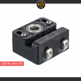 Gối đỡ trục vitme T8 - gối định vị cho thanh vitme chống lắc