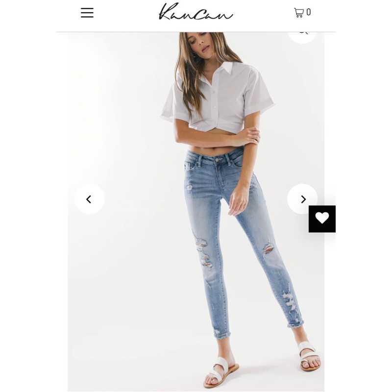 (Q1407) Quần jean kiểu rách xuất khẩu - Thanh lý vnxk