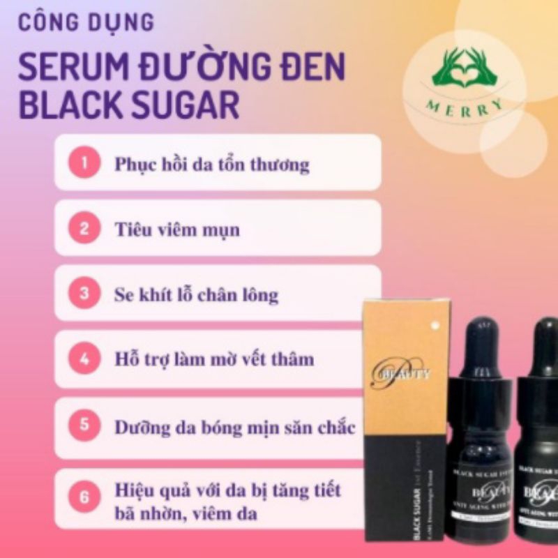 Serum Đường Đen Black sugar ngừa mụn