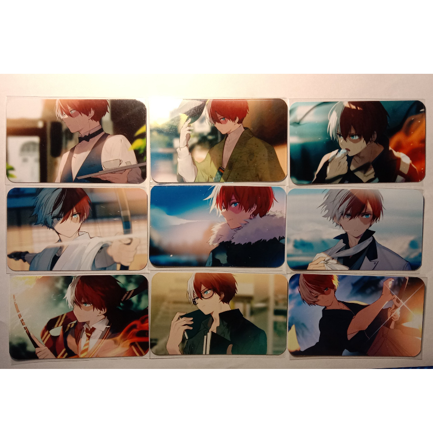 (Sẵn) Card artist Anime My hero academia shoto, bakugo đa dạng mẫu mã