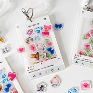 Khung Ảnh Móc Khoá Indagram siêu xinh kèm charm