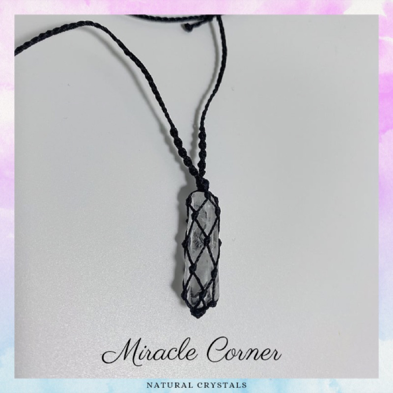 Vòng cổ Lemurian đan kiểu macrame