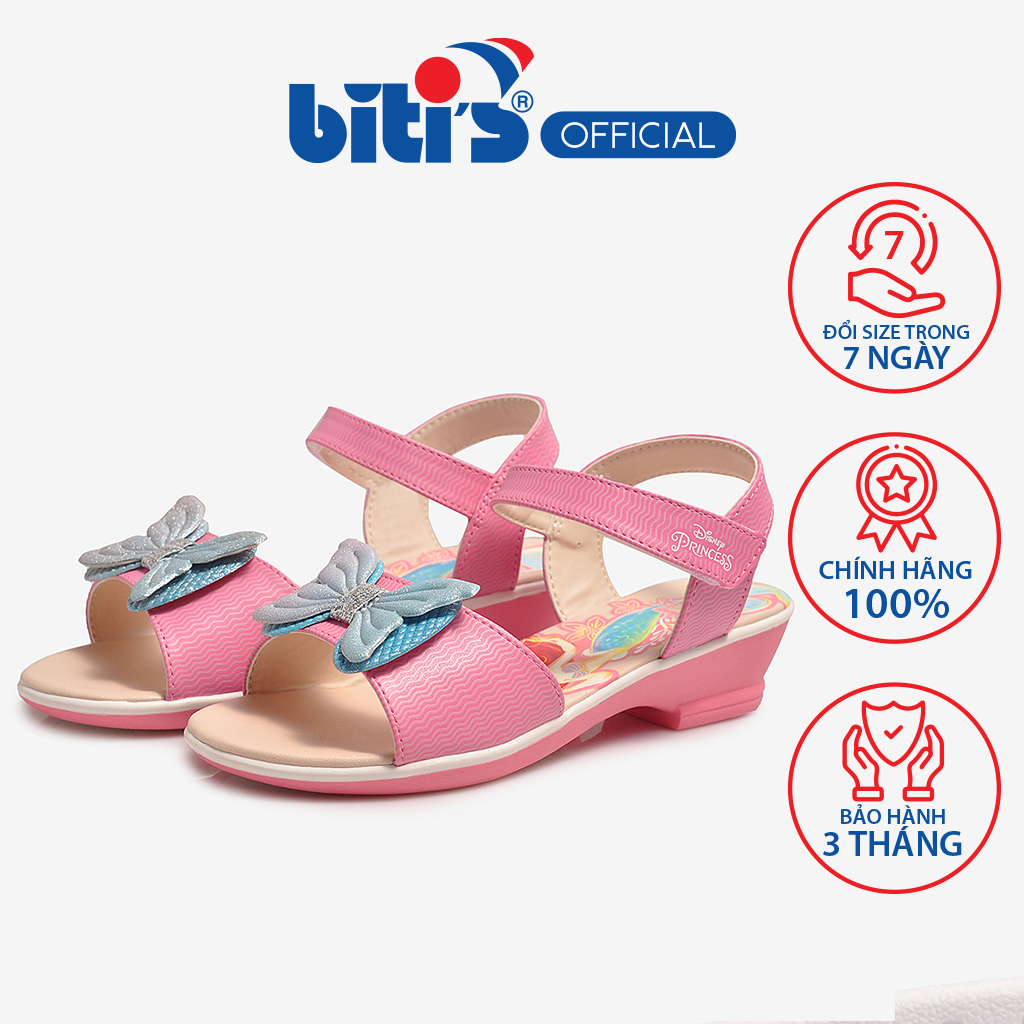 Sandal Si - TPR Disney Bé Gái Biti's BTG000197HOG (Hồng)