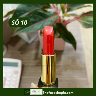 Son môi cấp ẩm lâu trôi Thefaceshop Collagen Ampoule Lipstick - No 10 Orange Blast