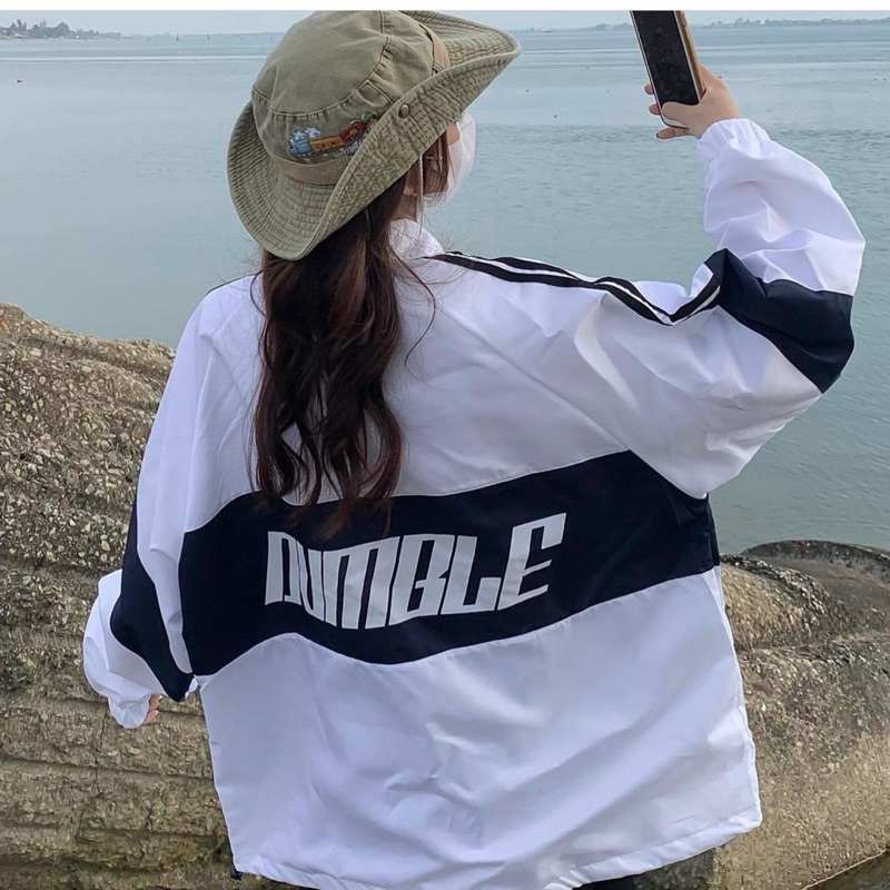 Áo khoác dù 2 lớp form rộng  áo khoác dù form rộng nam nữ unisex chất dù gió 2 lớp dày dặn DUMBLE NEW STYLE