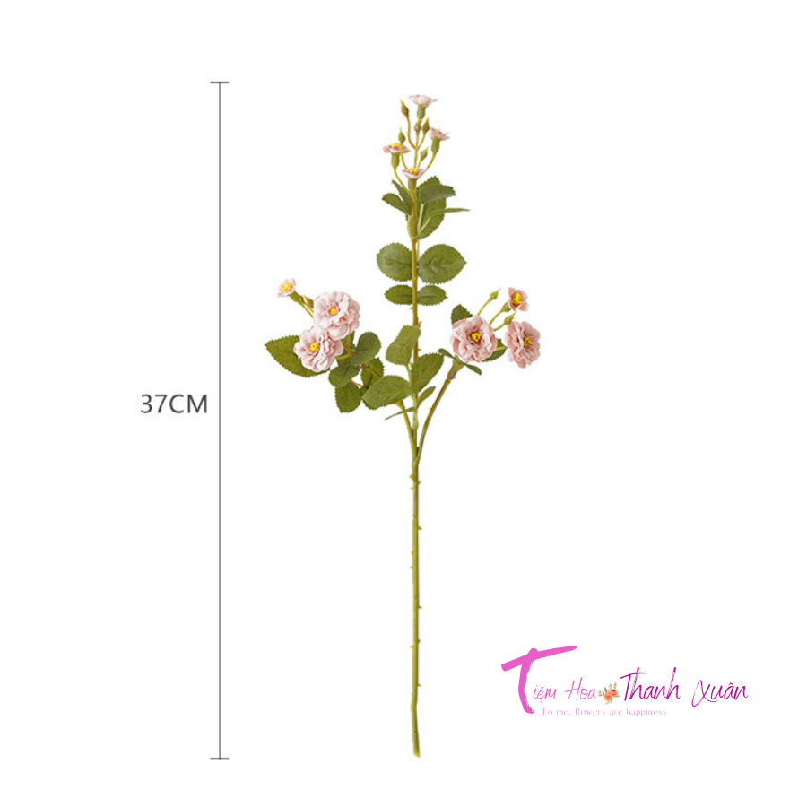 Hoa hồng châu âu, hoa giả decor trang trí cao cấp, hoa hồng ngoại, trang trí lọ hoa,  phụ kiện decor - THTX