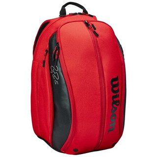 Balo tennis wilson rf dna backpack rd/black -wr8005301001